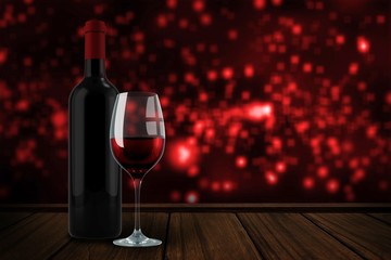 Poster - Composite image of red wine