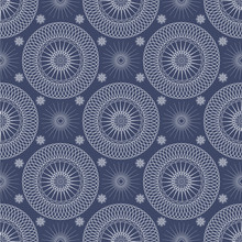 Winter Vector Background/Bright Mosaic Spirograph Winter Vector Background