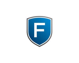 F Letter And Shield Logo Icon 1