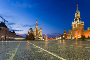 Wall Mural - Moscow,Russia,Red square,view of St. Basil's Cathedral