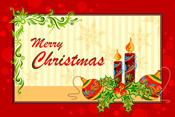 Sticker - Christmas holiday background