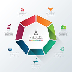 Poster - Vector infographic design template.