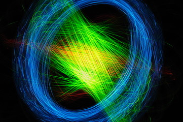 motion with light painting