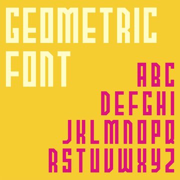 simple fonts design. Vector Illustration.