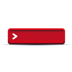 Red empty button vector