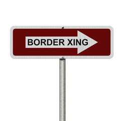 Wall Mural - The way to the Border Crossing