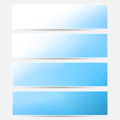 vector banner set.