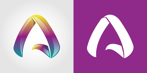 Poster - A Colorful Tech Logo