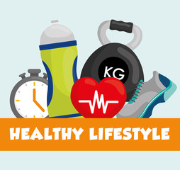 Poster - Fitness and healthy lifestyle