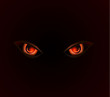 © am54 - evil dangerus eyes on black background