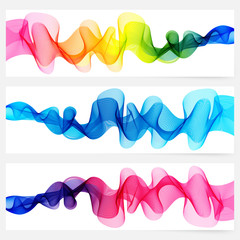 Poster - Abstract template horizontal banner