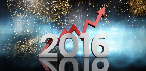 Poster - Composite image of 2016 graphic