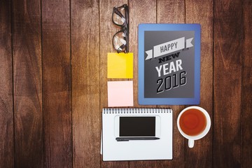 Poster - Composite image of new year graphic