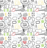 Fototapeta Pokój dzieciecy - pattern sewing accessory Doodle