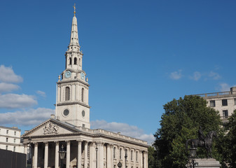 Canvas Print - St Martin church in London