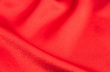 red satin or silk fabric as background