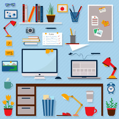 Poster - Business and home workplace 