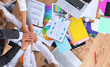 © lenets_tan - Business team with hands together - teamwork concepts