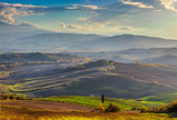 Fototapeta Na ścianę - Panoramic view of Beautiful Valley in the morning landscape,