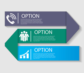 Wall Mural - Infographic Templates for Business Vector Illustration.