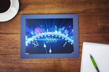 Poster - Composite image of new year countdown graphic