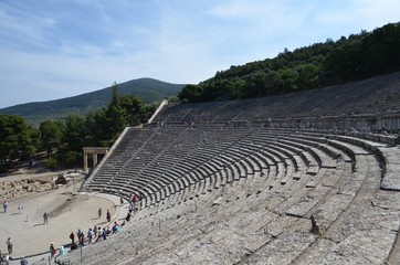 Wall Mural - Theatre, Sanctuary of Asclepius at Epidaurus