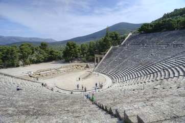 Wall Mural - Theatre, Sanctuary of Asclepius at Epidaurus