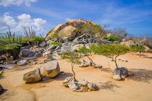 Casibari Rock Formation In Aruba