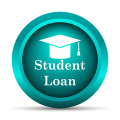 Canvas Print - Student loan icon