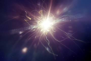 Wall Mural - strange energy star