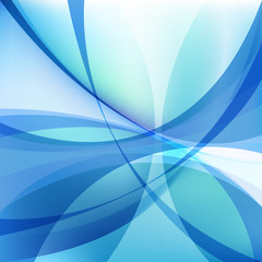 Wall Mural - Abstract light blue background with twist lines