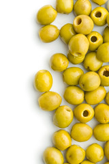 Poster - pitted green olives