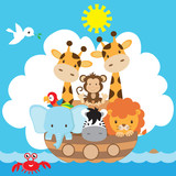 Fototapeta Pokój dzieciecy - Ark vector illustration