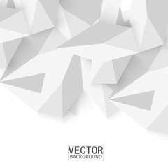 Wall Mural - Vector background abstract polygon triangle. 