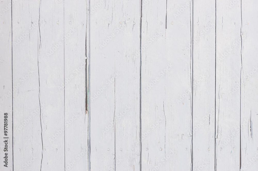 Stock-Foto „Weiße Bretter Holz im Shabby Landhaus Style“