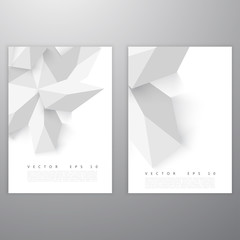 Wall Mural - vector background abstract polygon triangle.