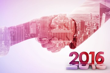 Poster - Composite image of 2016 graphic
