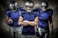 Composite Image Of American Football Team