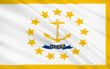 State Flag Of Rhode Island