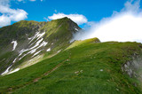 Fototapeta  - Landscape in Romania, in Fagaras Mountains.
