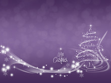 Purple Christmas Tree Free Stock Photo - Public Domain Pictures