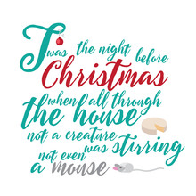
Twas The Night Before Christmas Poem Part 1.