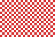 Red Seamless Pattern Chessboard