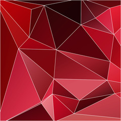 Wall Mural - Red geometric background
