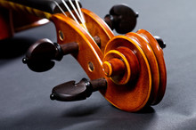 Wooden Violin Head 