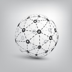 Poster - Networks - Globe Design Concept