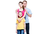 © Valua Vitaly - Portrait of the smiling young family with child.