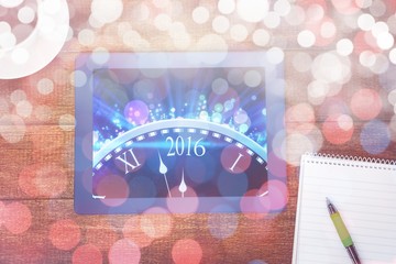 Poster - Composite image of new year countdown graphic