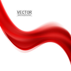 Wall Mural - Red background curve. 