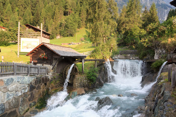 islitzer mill in hinterbichl (muncipal prägraten am großvenediger), austria
